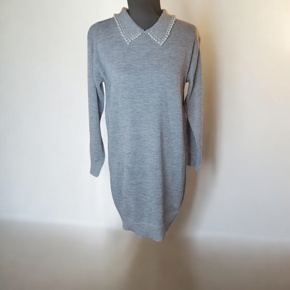 SWNY Gray Sweater Dress Size PM